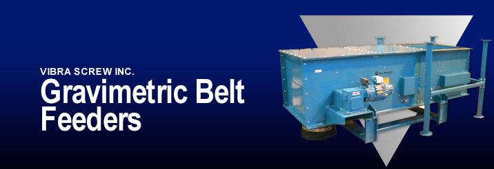 Vibra Screw Gravimetric Belt Feeders