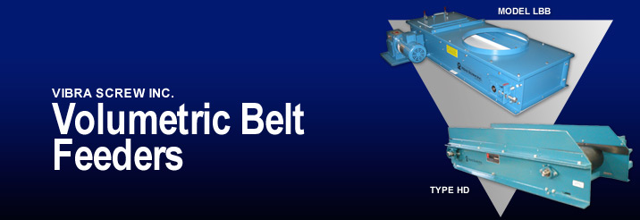 Vibra Screw - Volumetric Belt Feeders
